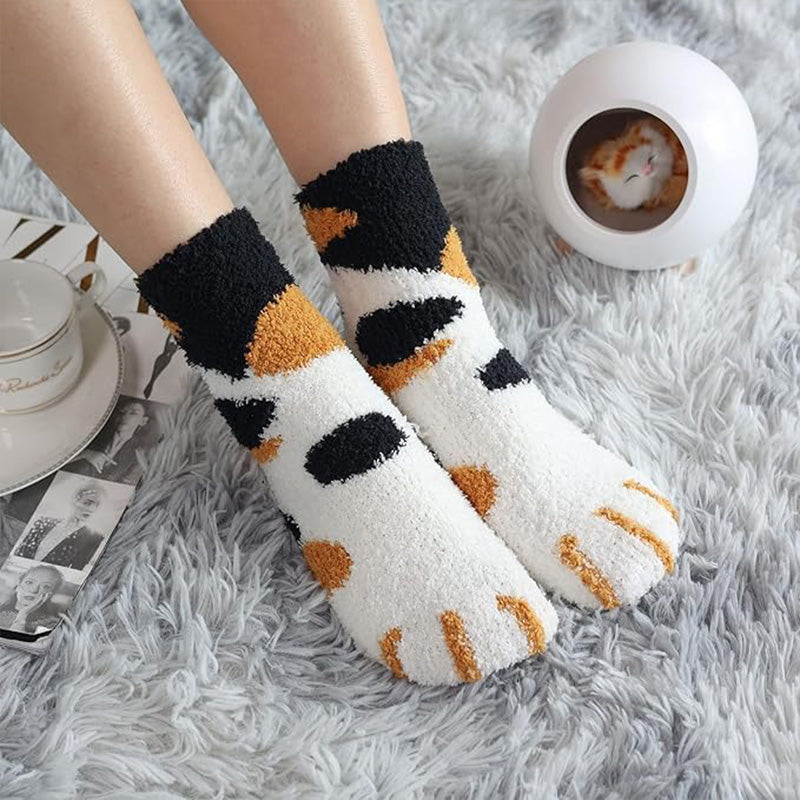 Chaussette pilou pilou chat