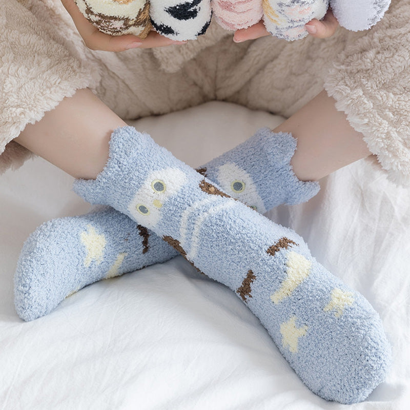 Chaussette pilou pilou hibou