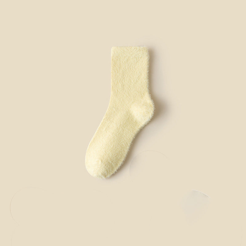 Chaussette pilou pilou jaune