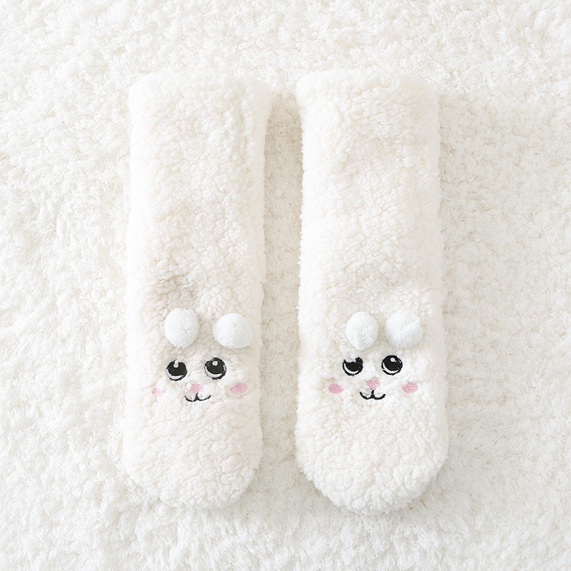 Chaussette pilou pilou lapin