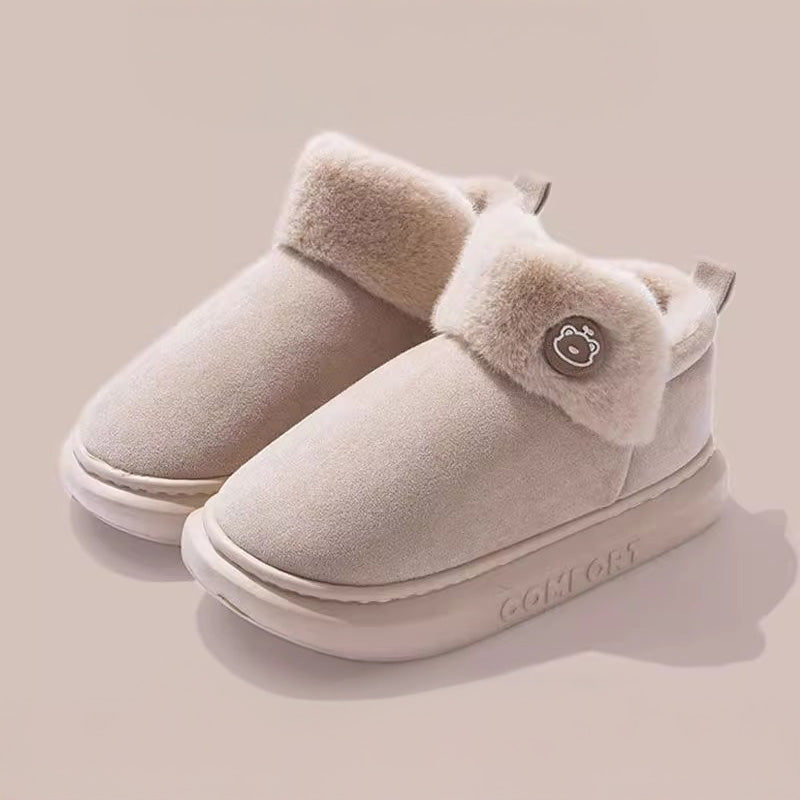 Chausson fourrure femme