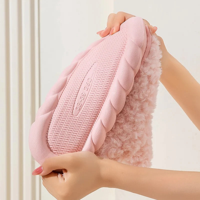 Chausson pilou pilou rose