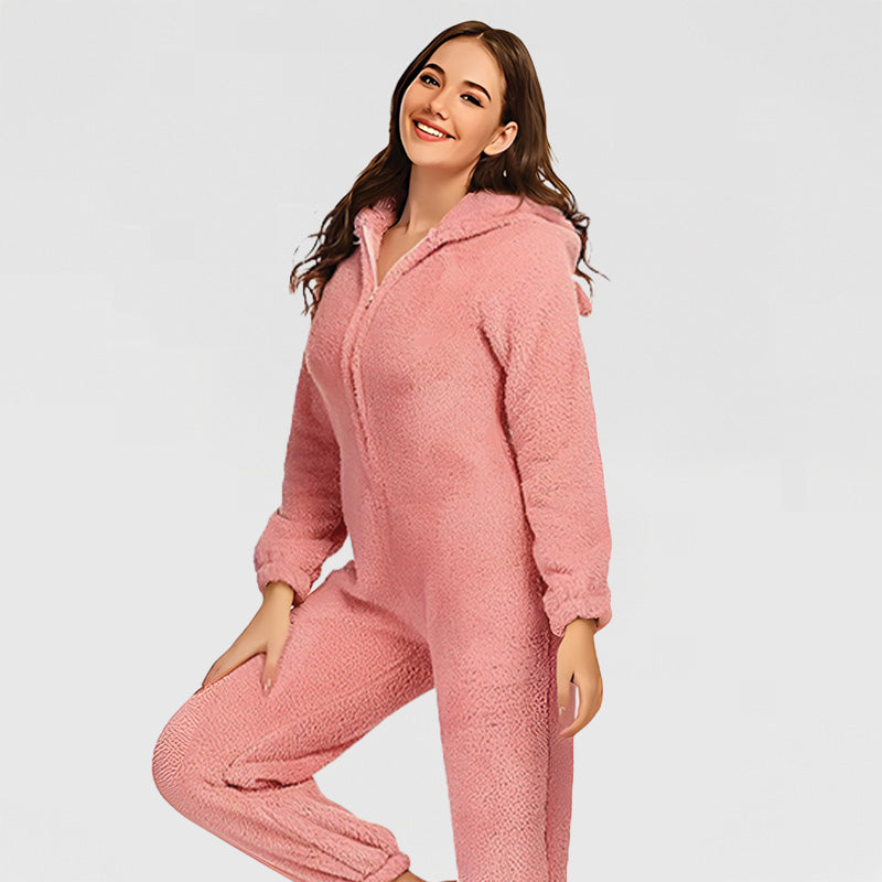 Combinaison pilou pilou rose