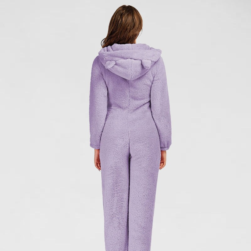 Combinaison pyjama mauve