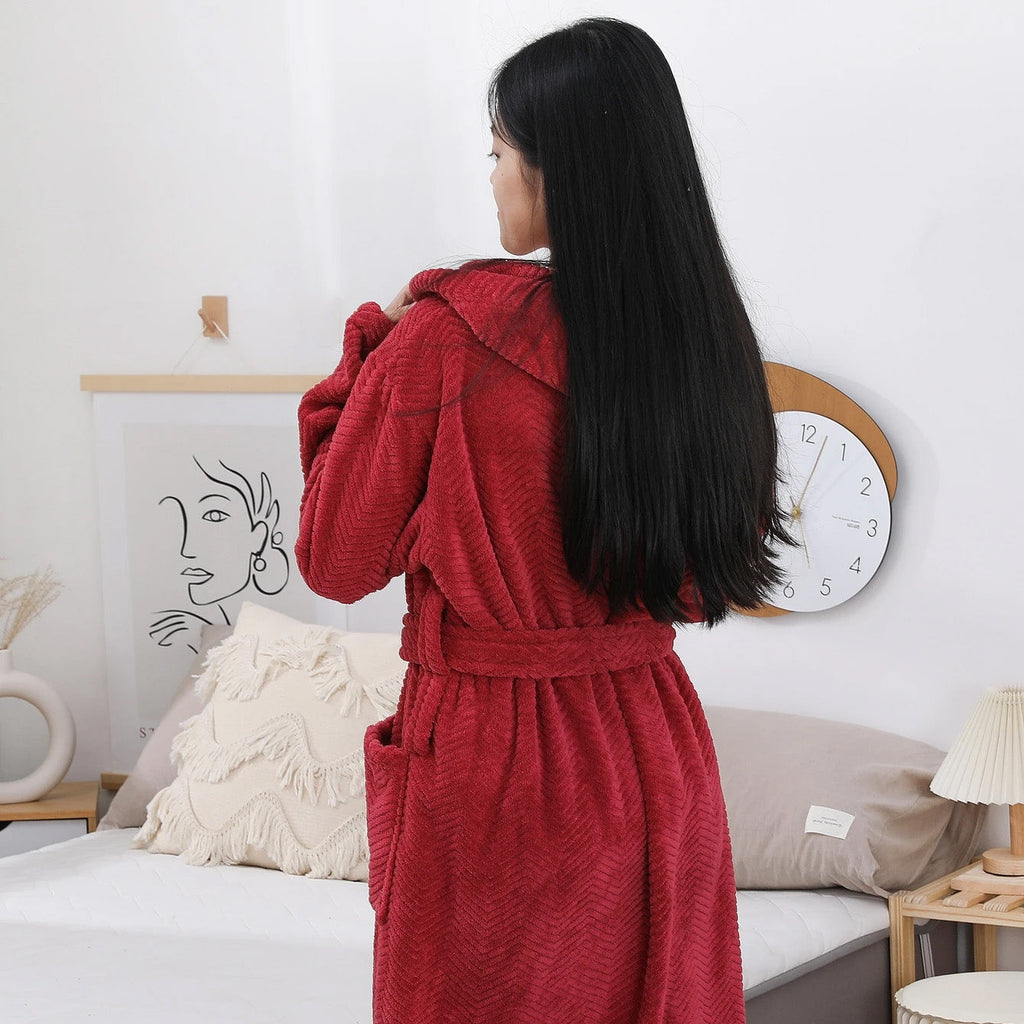 Peignoir pilou pilou rouge