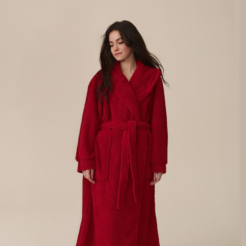 Peignoir pilou pilou rouge