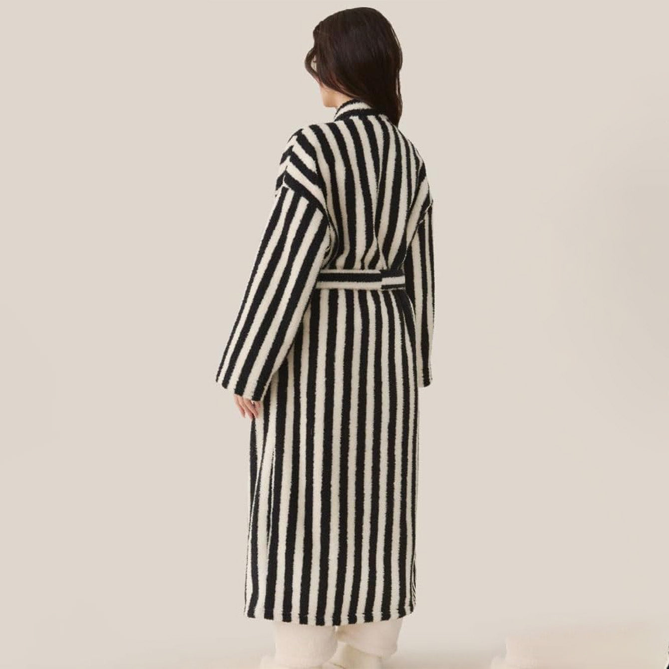 Peignoir pilou sans capuche femme