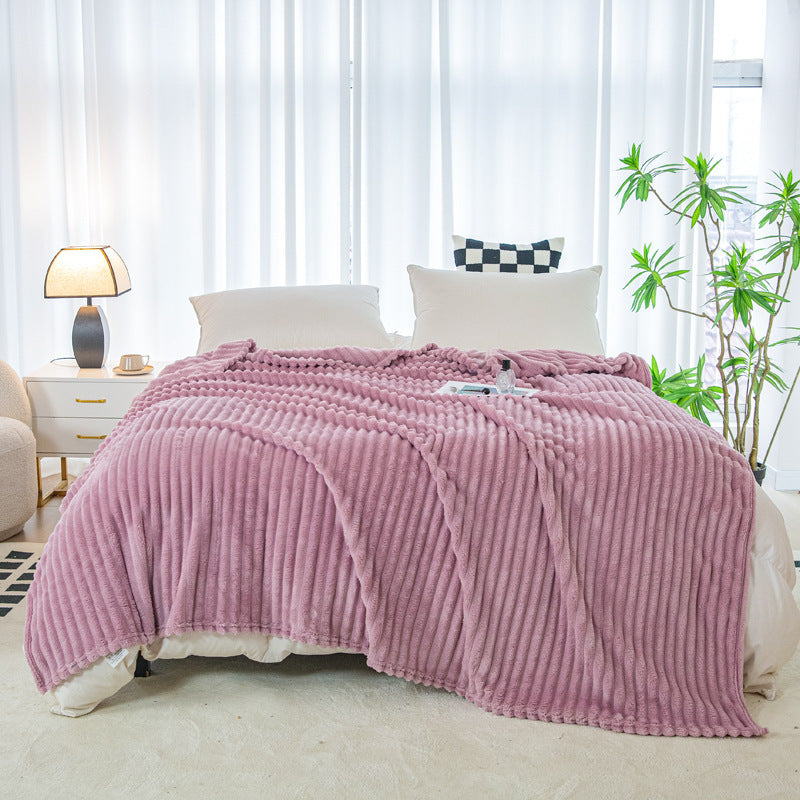 Plaid pilou pilou rose