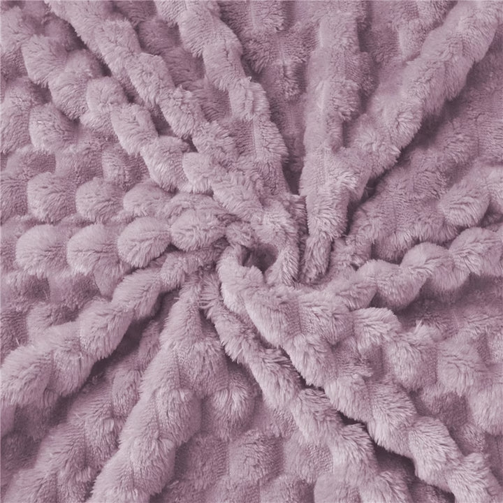 Plaid tout doux rose