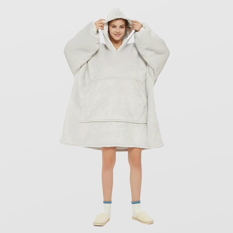 Pull blanc pilou femme