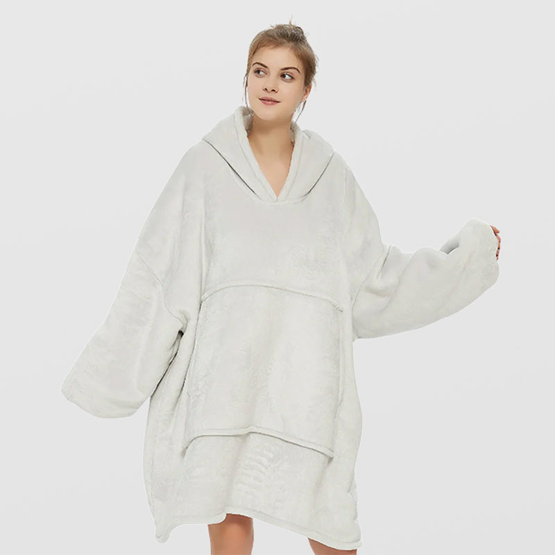 Pull blanc pilou femme