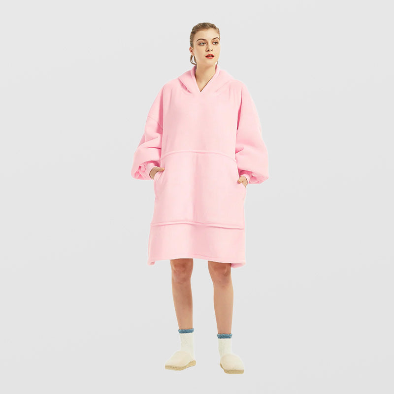 Pull plaid géant femme