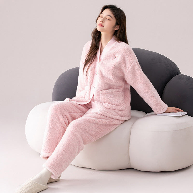 Pyjama pilou pilou rose