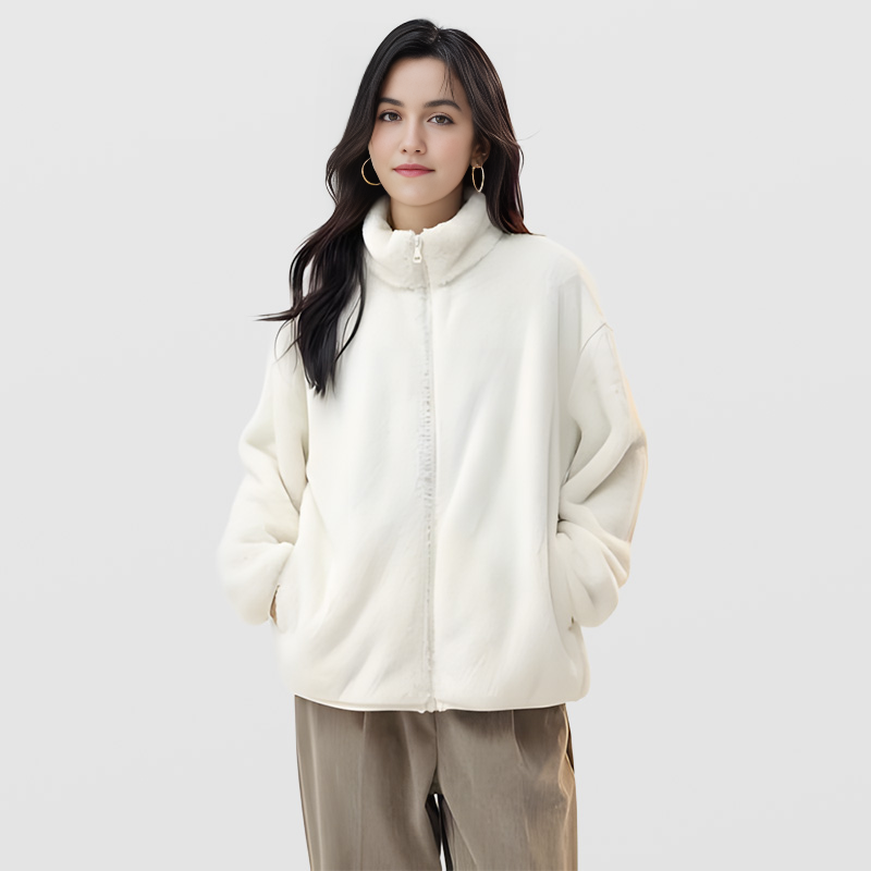 Veste pilou pilou blanche