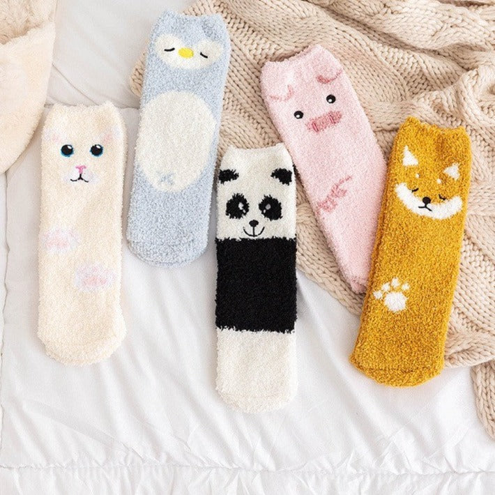 Chaussette pilou pilou pingouin