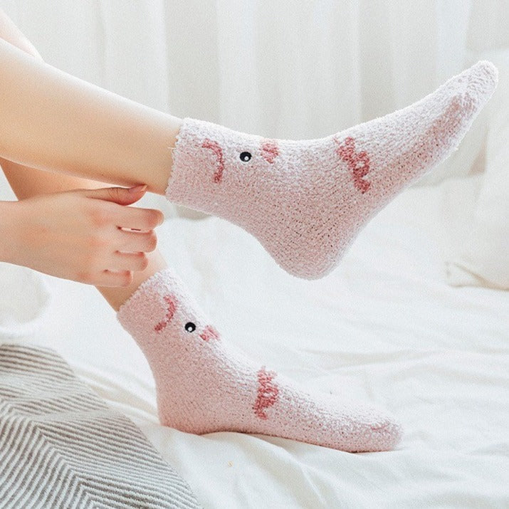 Chaussette pilou pilou cochon