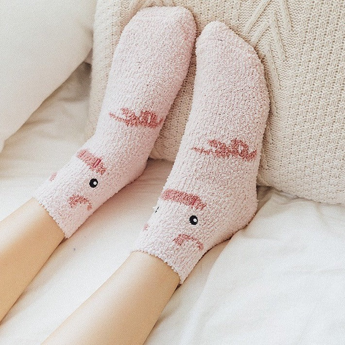 Chaussette pilou pilou cochon