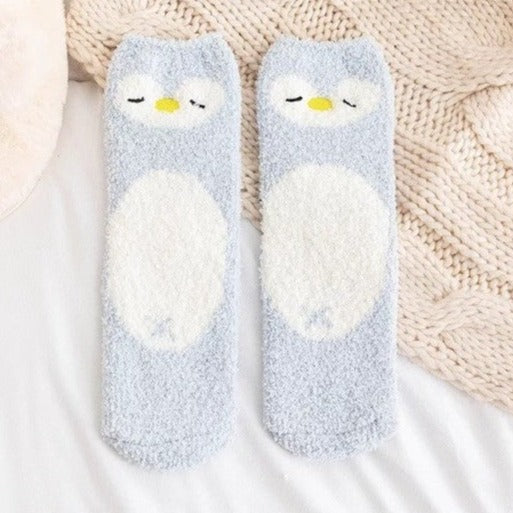 Chaussette pilou pilou pingouin